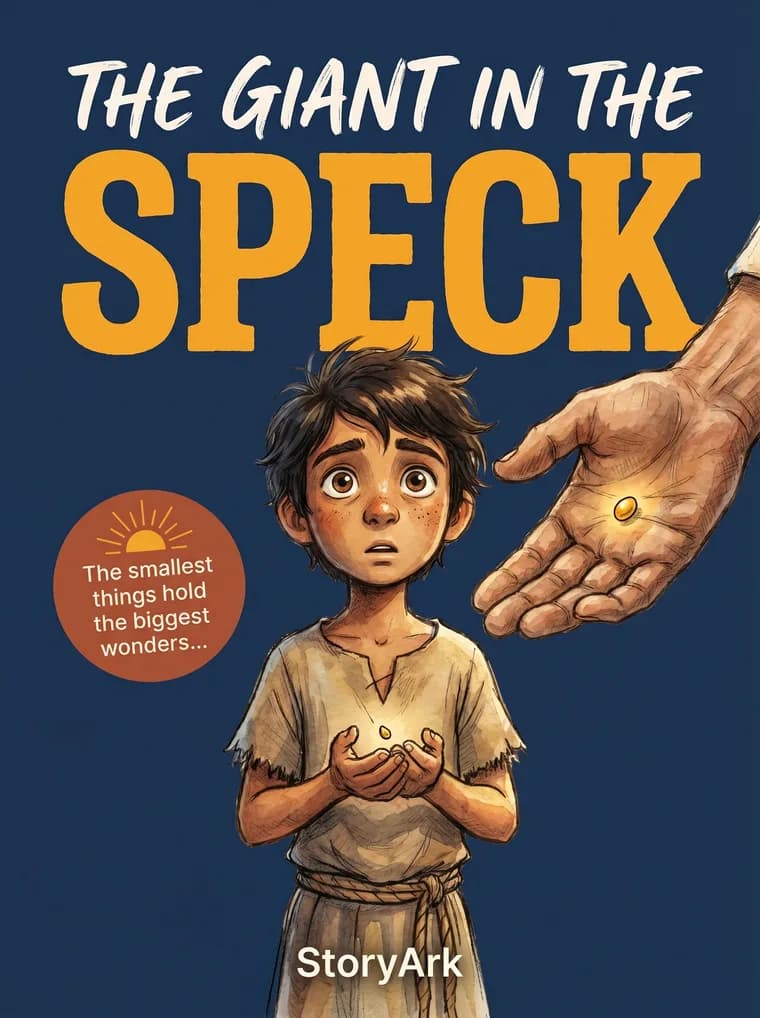 The Giant in the Speck, an illustrated Bible story for kids about kingdom