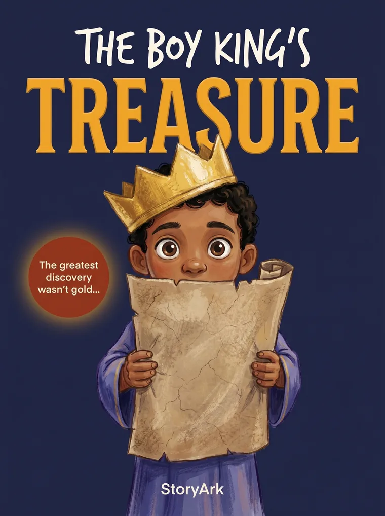 The Boy King's Treasure, an illustrated Bible story for kids about bible