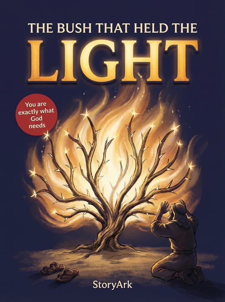 The Bush That Held the Light, an illustrated Bible story for kids about holiness