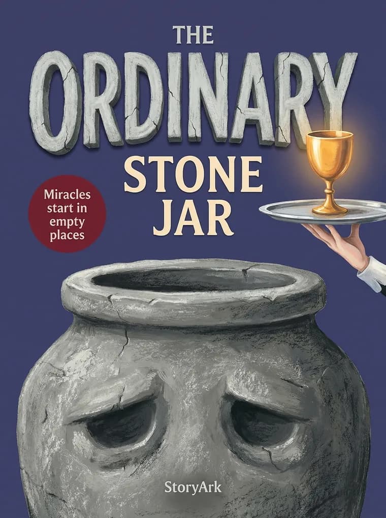 The Ordinary Stone Jar, an illustrated Bible story for kids about transformation