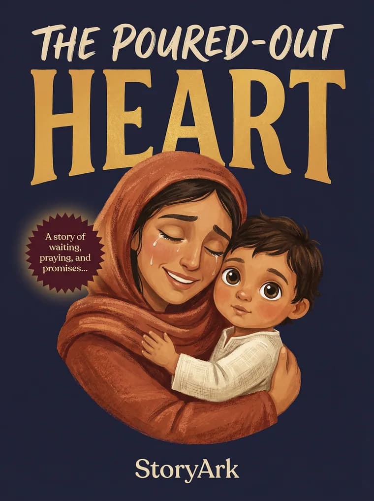 The Poured-Out Heart, an illustrated Bible story for kids about honest prayer